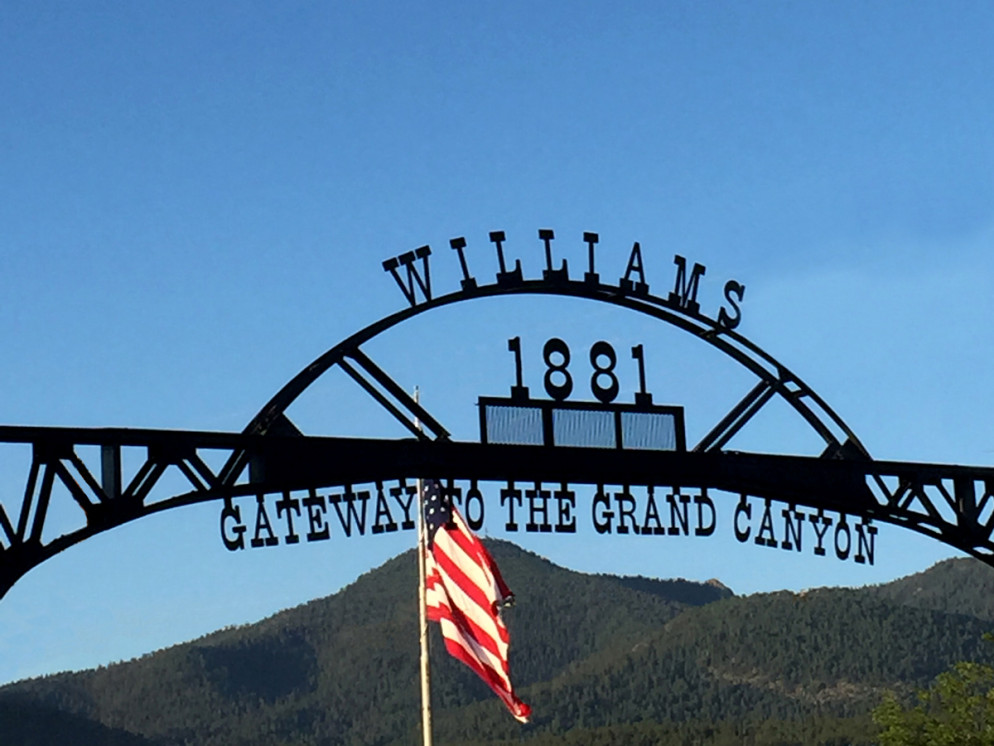 Landscape, View,Historic Sign, Williams, Arizona, Bill Williams Mountain, Bill Williams Hiking Trail